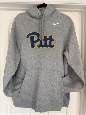 Nike Grey Hoodie with Blue and Yellow - H2P!
